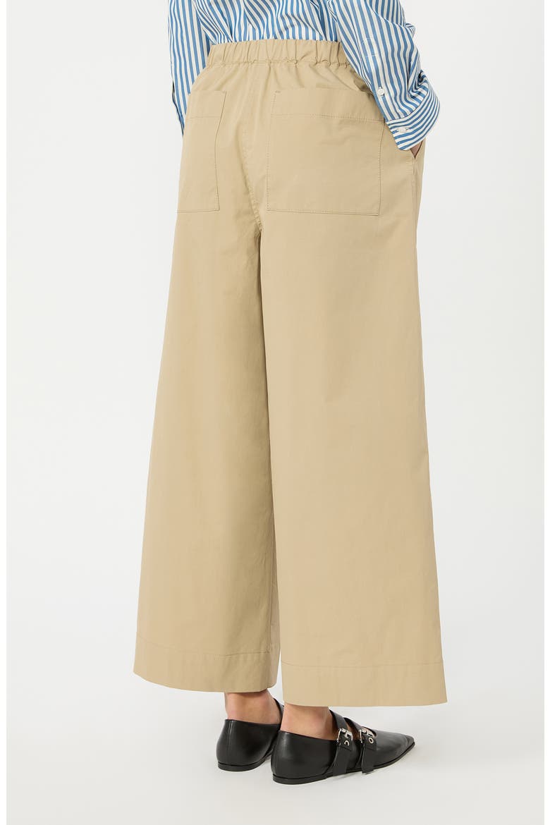 Libero Cotton Trousers, Alternate, color, BEIGE