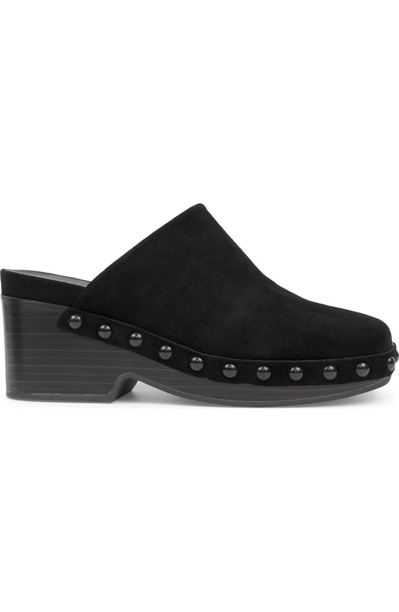 Aerosoles Cheryl Stud Clog, Alternate, color, Black Suede With Studs