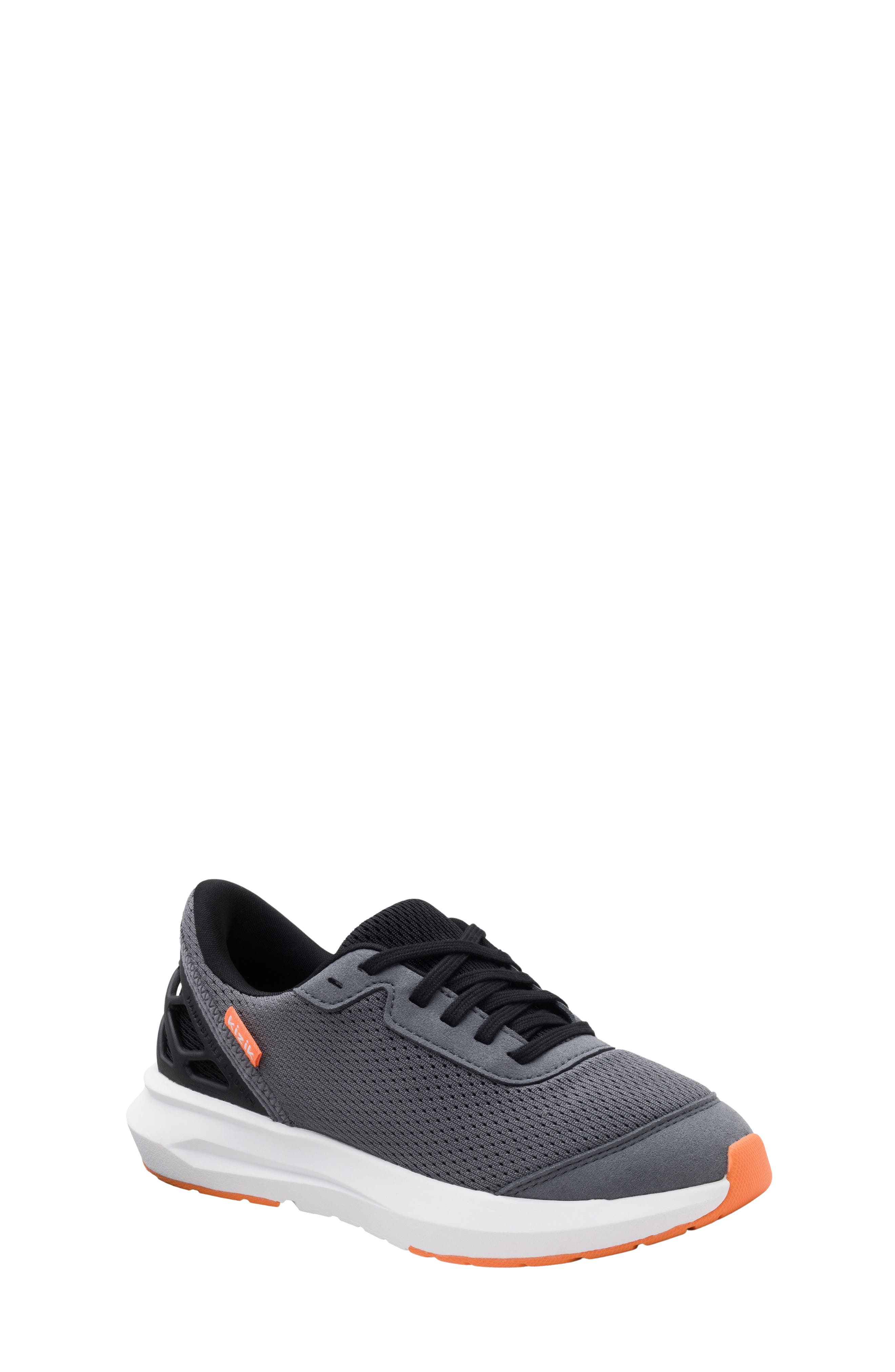 Kizik Kids' Athen 2 Sneaker, Main, color, Smoked Pearl/ Black