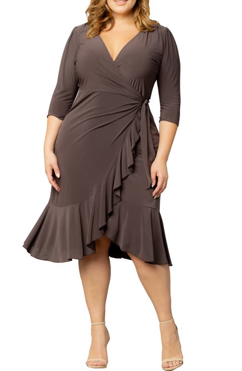 Whimsy Wrap Dress (Plus Size)