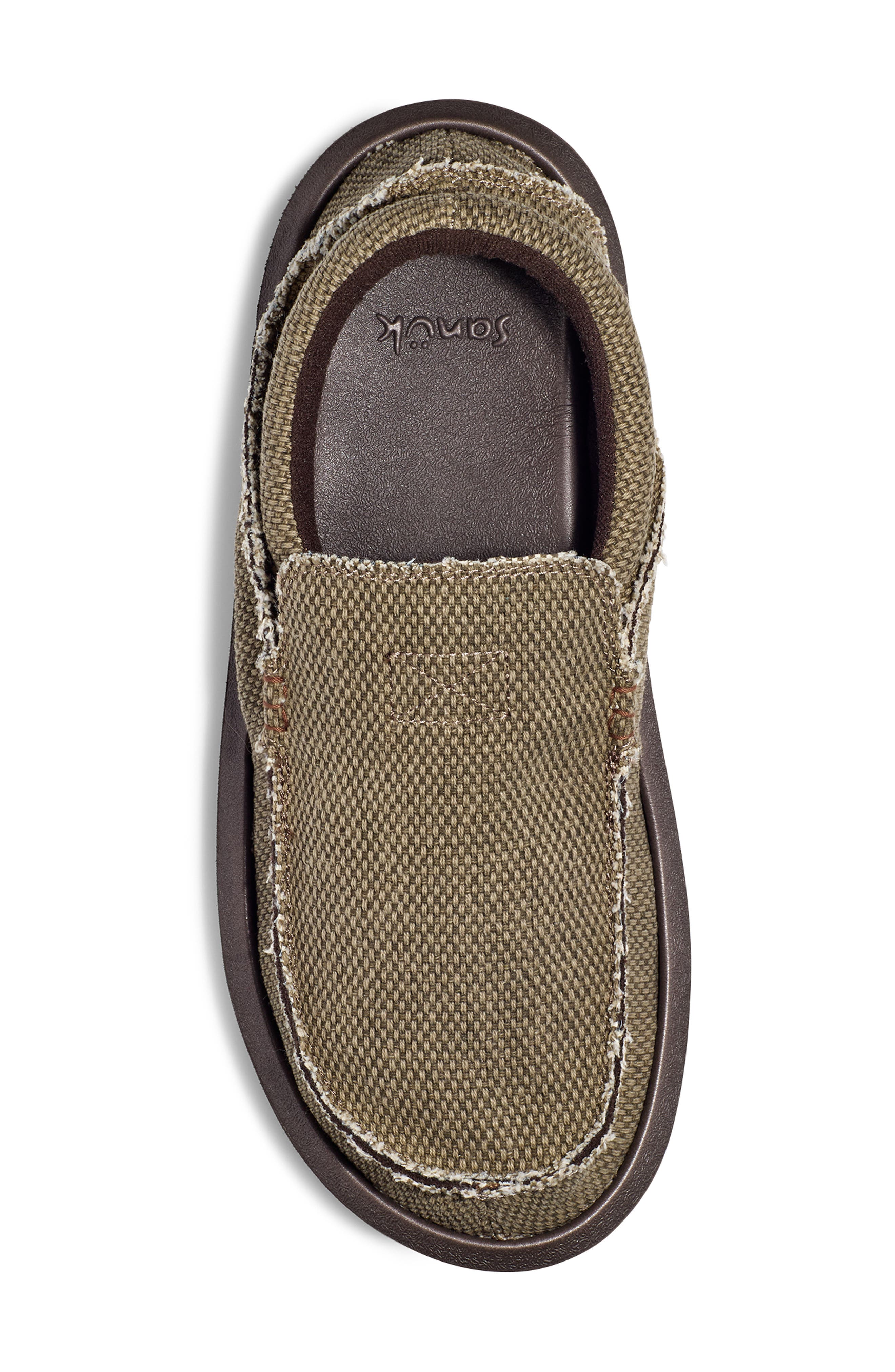 Chiba Woven Slip-On, Alternate, color, BROWN