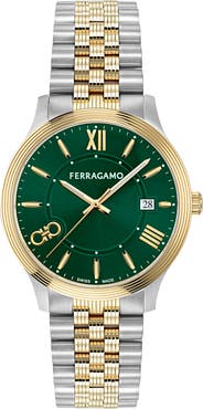 FERRAGAMO Duo Bracelet Watch, 40mm