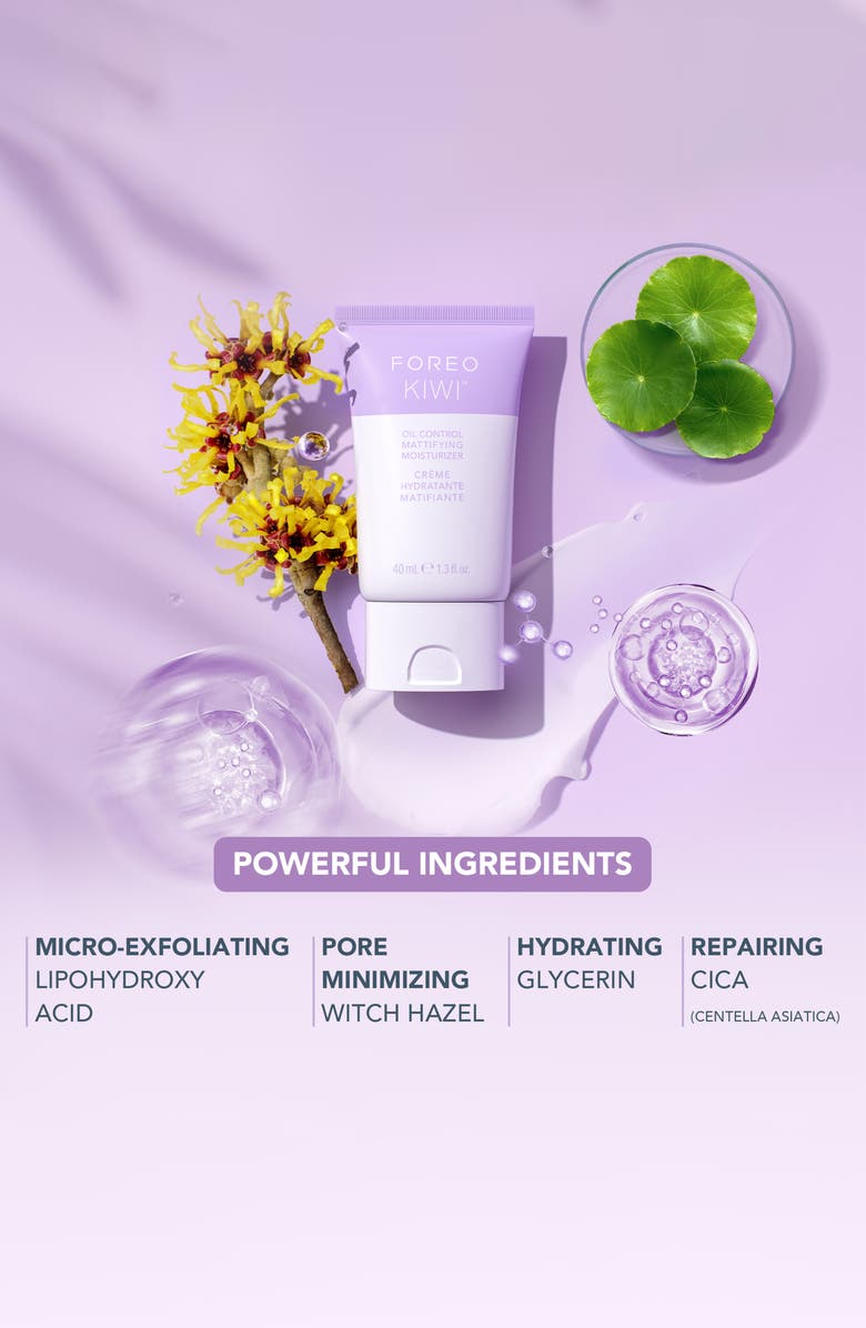 FOREO KIWI Oil Control Mattifying Moisturizer 40 mL, Alternate, color, NO COLOR