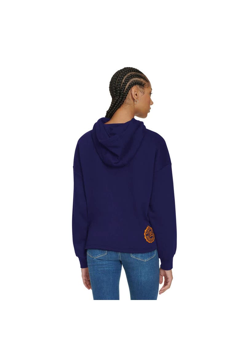 Women's Tommy Jeans Purple Phoenix Suns Stella Cropped Pullover Hoodie, Alternate, color, Purple