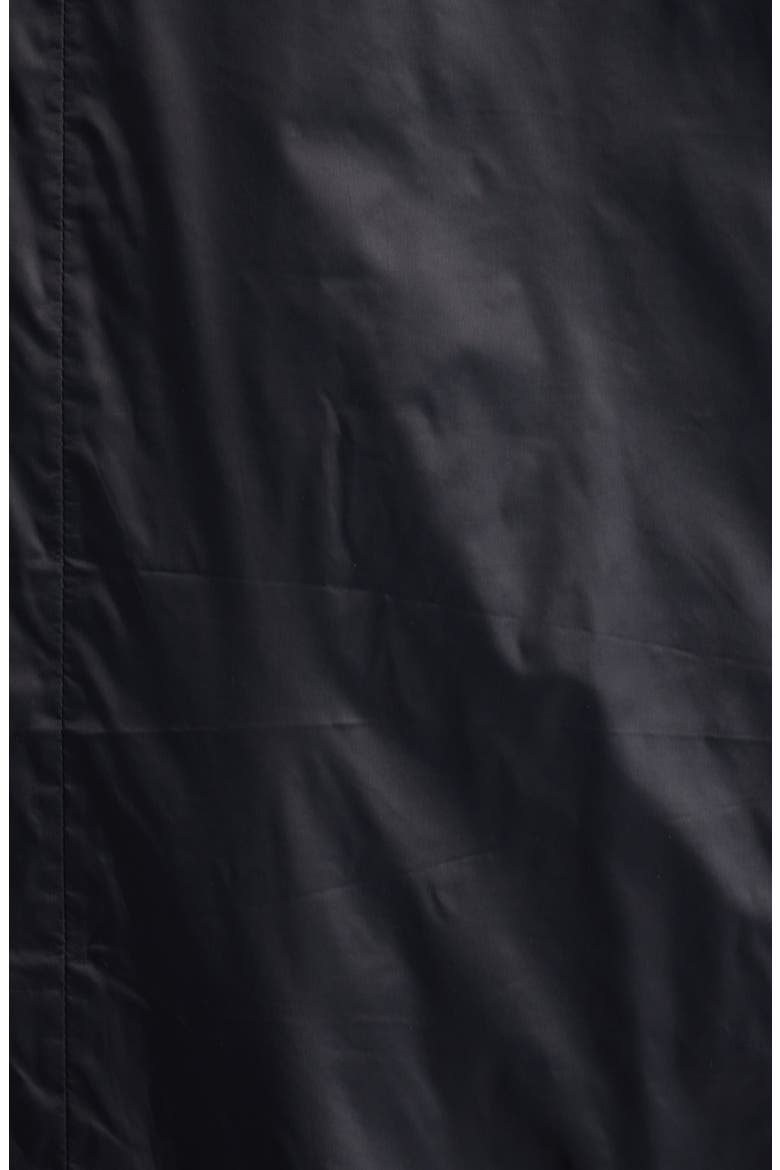 High Collar Padded Longline Coat, Alternate, color, BLACK