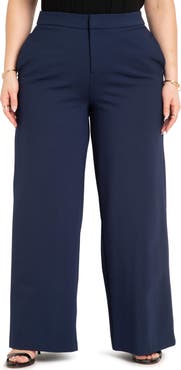 ELOQUII The Ultimate Stretch Wide Leg Work Pant