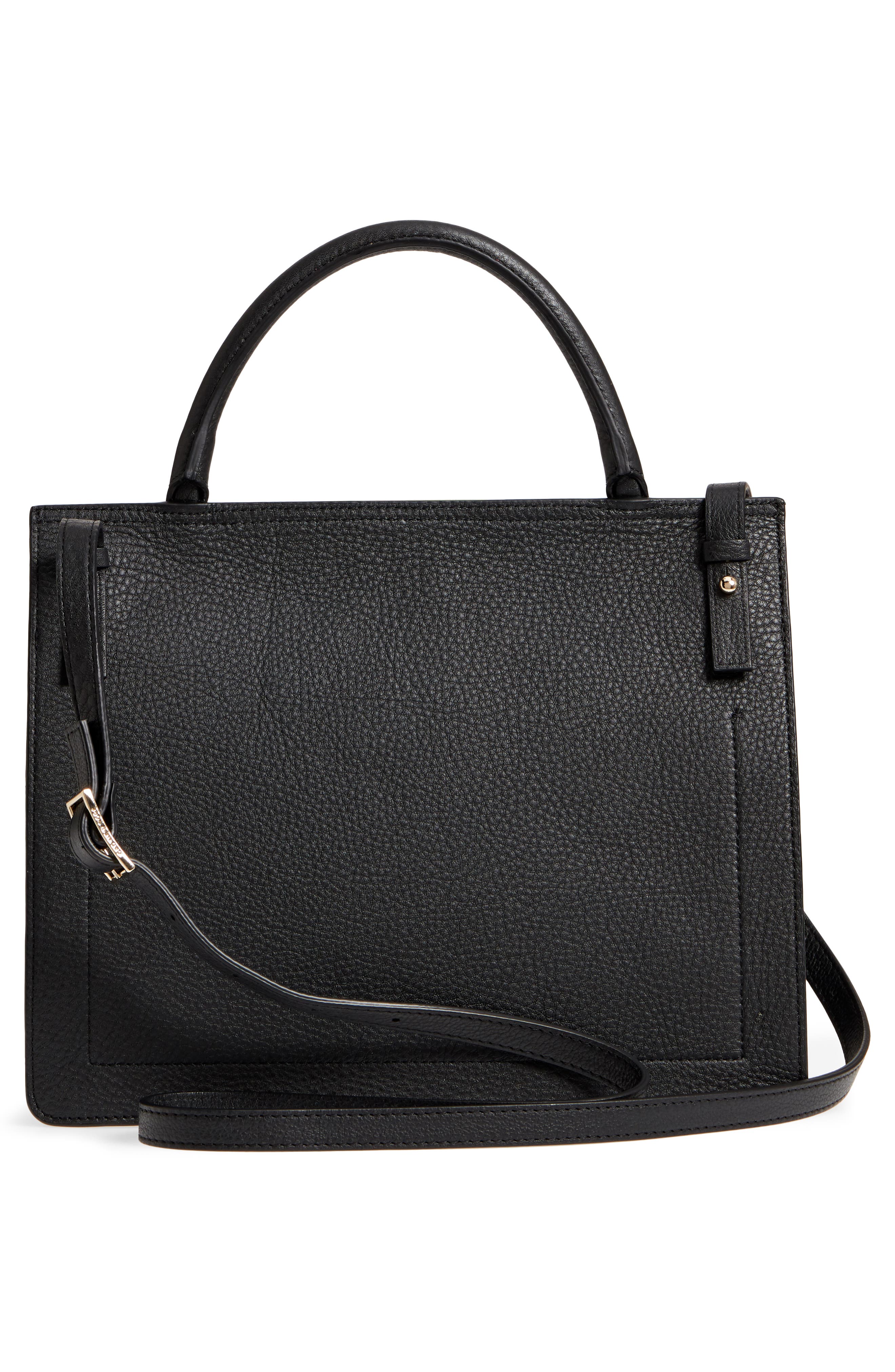 Prism Convertible Satchel, Alternate, color, TRUE BLACK