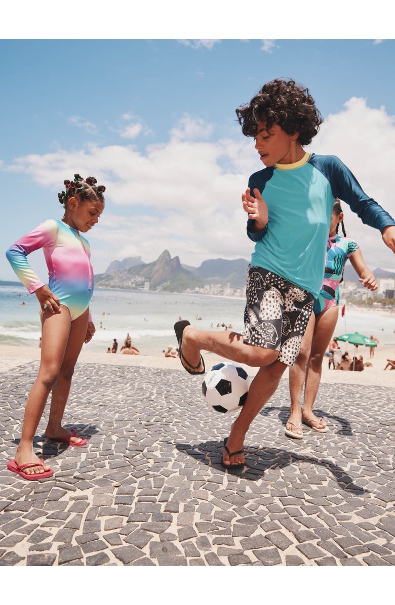 Tea Collection Long Sleeve Rash Guard 2.0, Alternate, color, Ocean Breeze