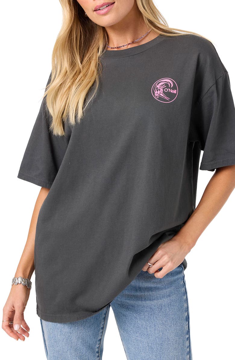 O'Neill OG Forty First Oversize Graphic T-Shirt, Alternate, color, Dark Shadow