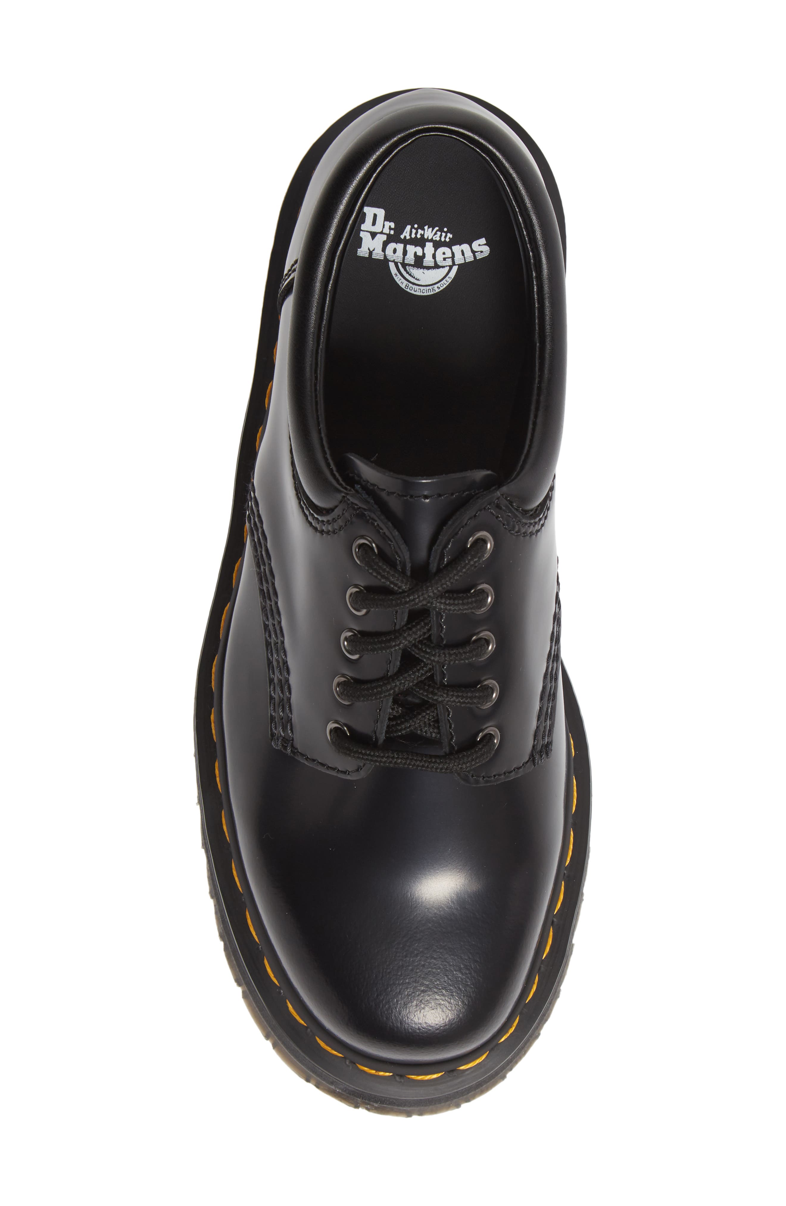 Dr. Martens 8053 Quad Smooth Platform Derby, Alternate, color, Black