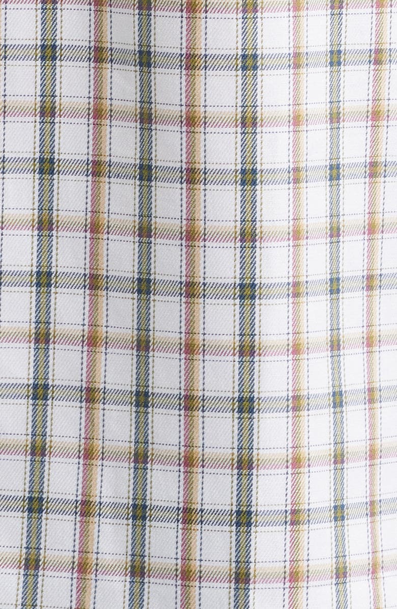 johnnie-O Chiles Check Cotton Button-Down Shirt, Alternate, color, Forest