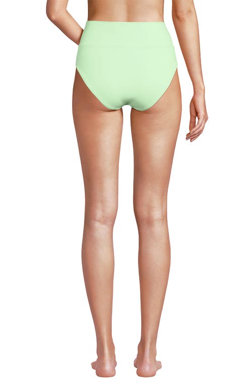 LANDS' END LANDS' END CHLORINE RESISTANT PINCHLESS HIGH WAISTED BIKINI BOTTOMS