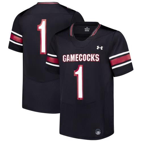 Under Armour Kids' Youth  #1 Black South Carolina Gamecocks Replica Football Jersey