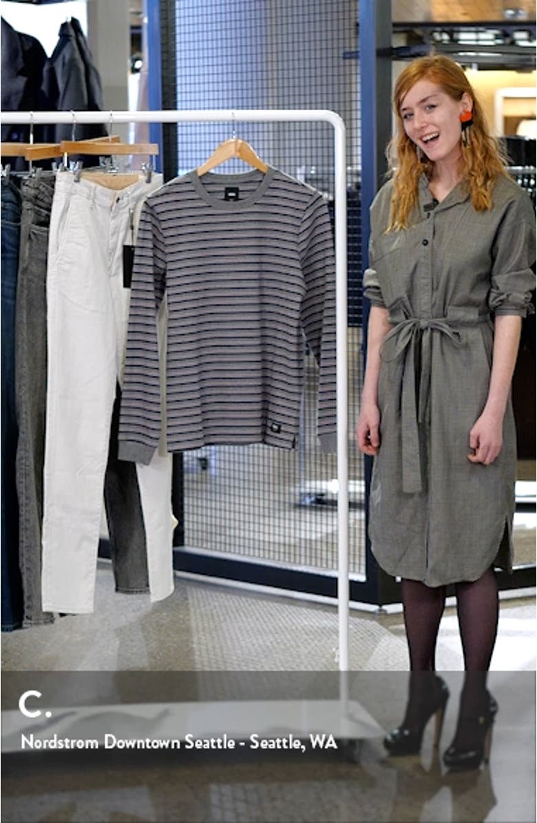 Awbrey II Stripe Long Sleeve T-Shirt, sales video thumbnail