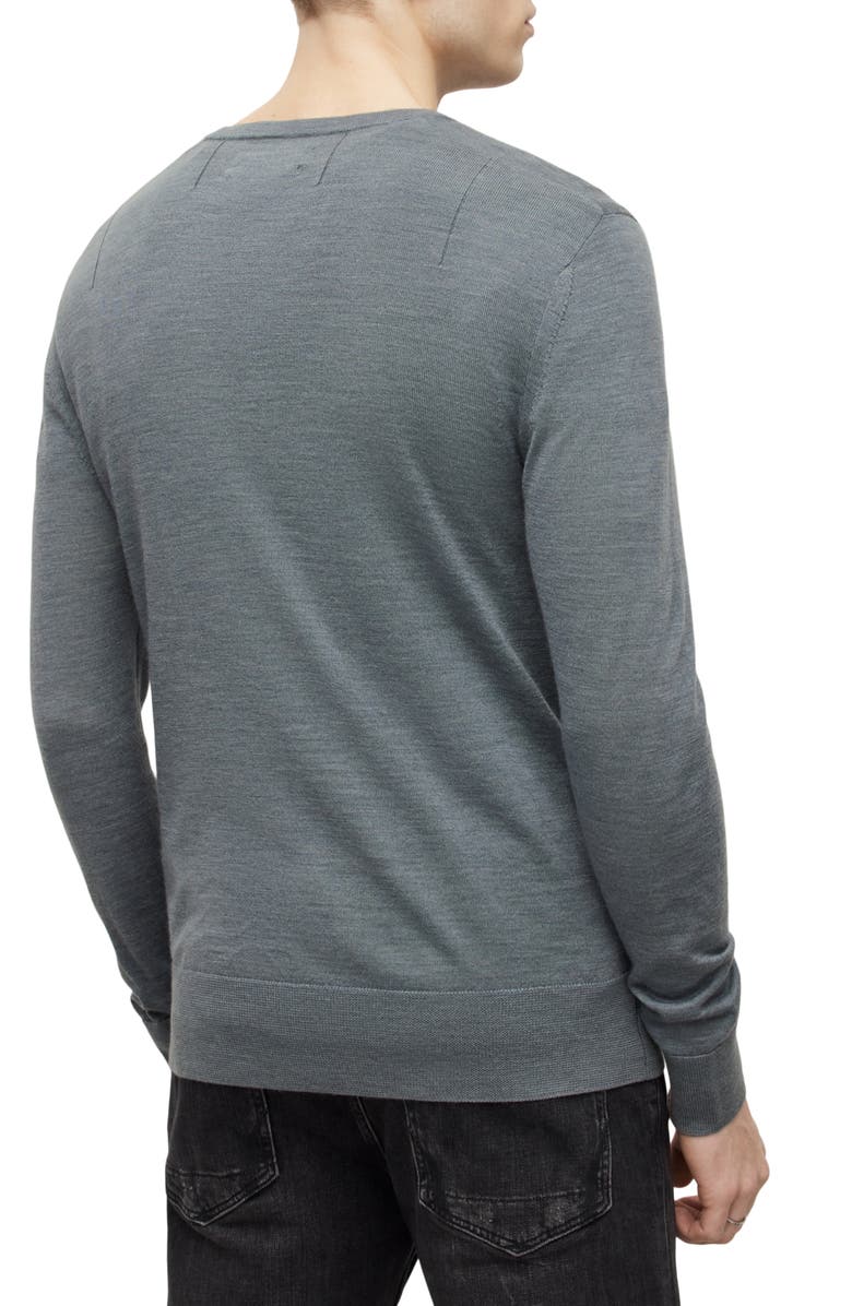 AllSaints Mode Merino Wool Crewneck Sweater, Alternate, color,