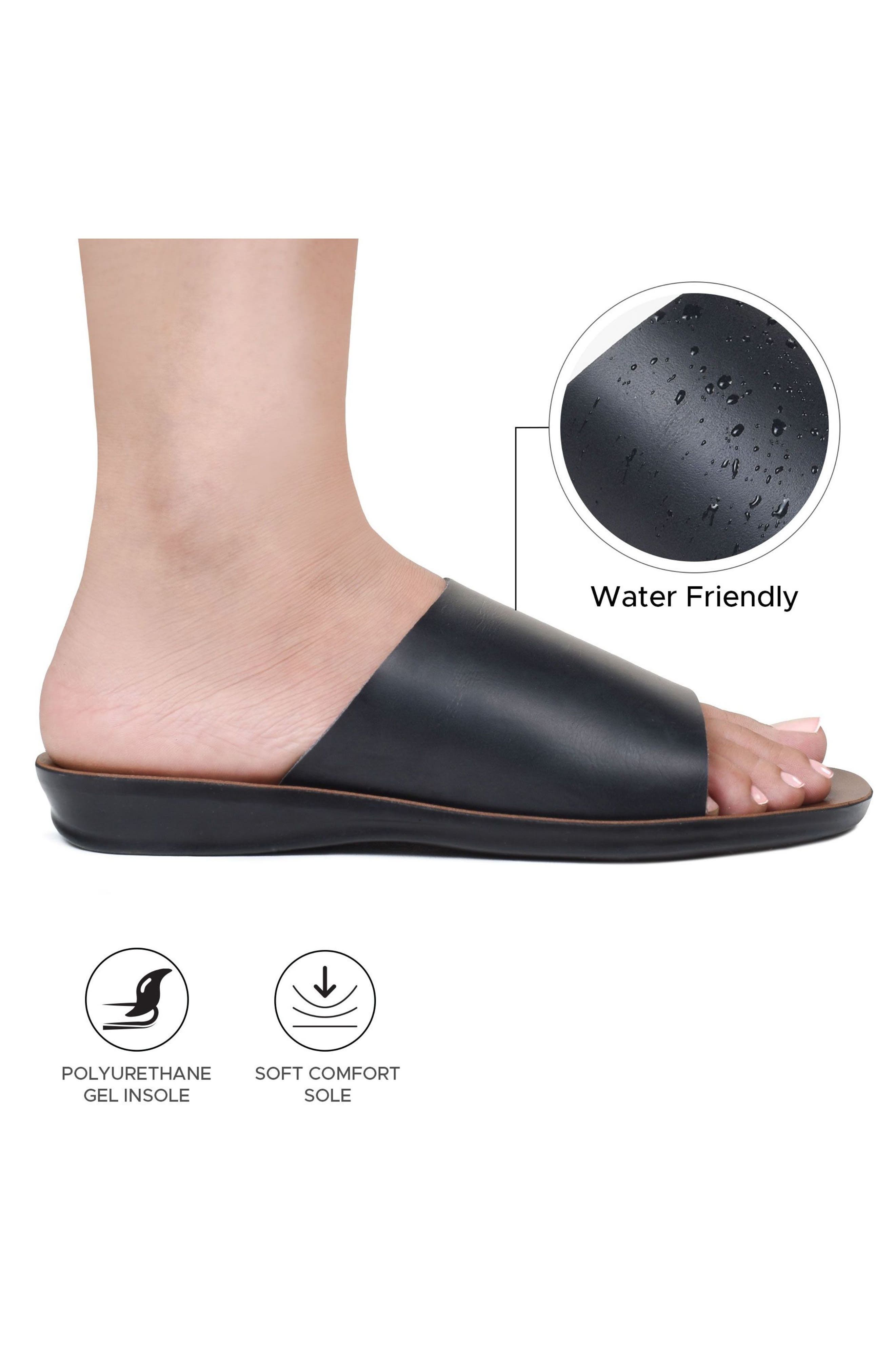 AEROSOFT Kyoto Comfort Sandal, Alternate, color, Black