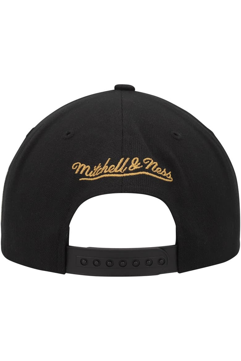 Men's Mitchell & Ness Black Vegas Golden Knights Core Team Script 2.0 Snapback Hat, Alternate, color, Black