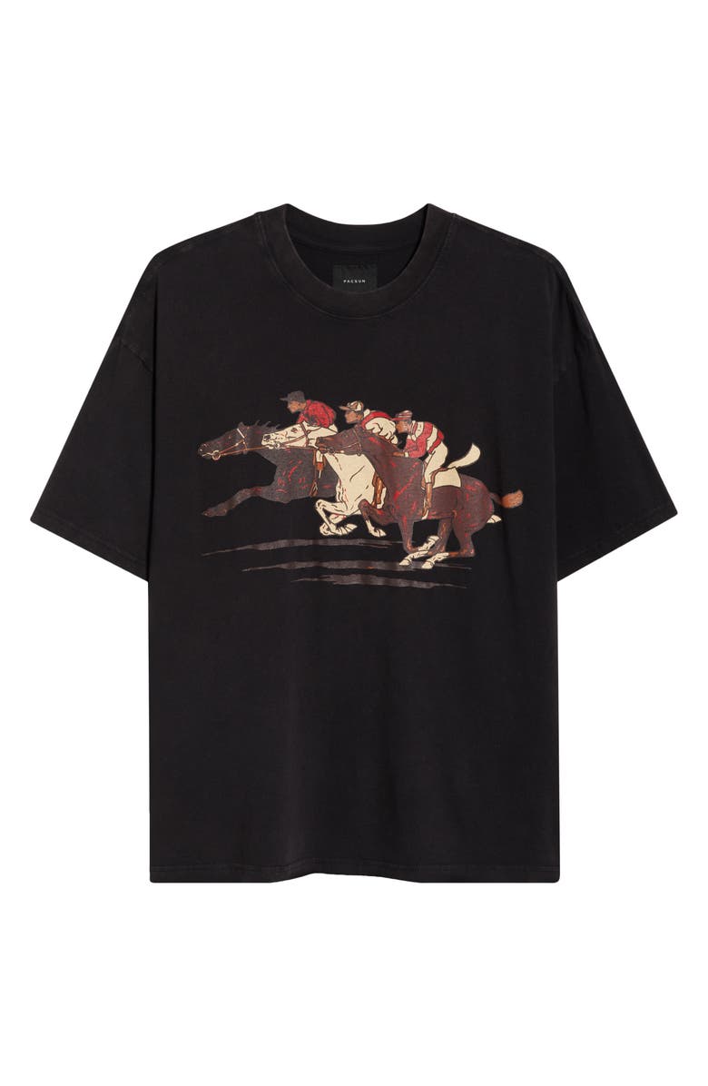 PacSun Derby Cotton Graphic T-Shirt, Alternate, color, Black