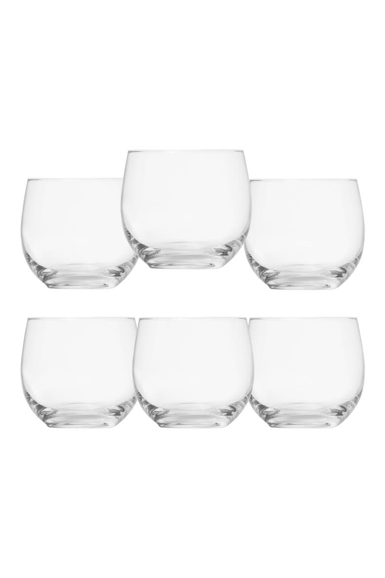Banquet Set of 6 Double Old Fashioned Glasses, Main, color, CLEAR
