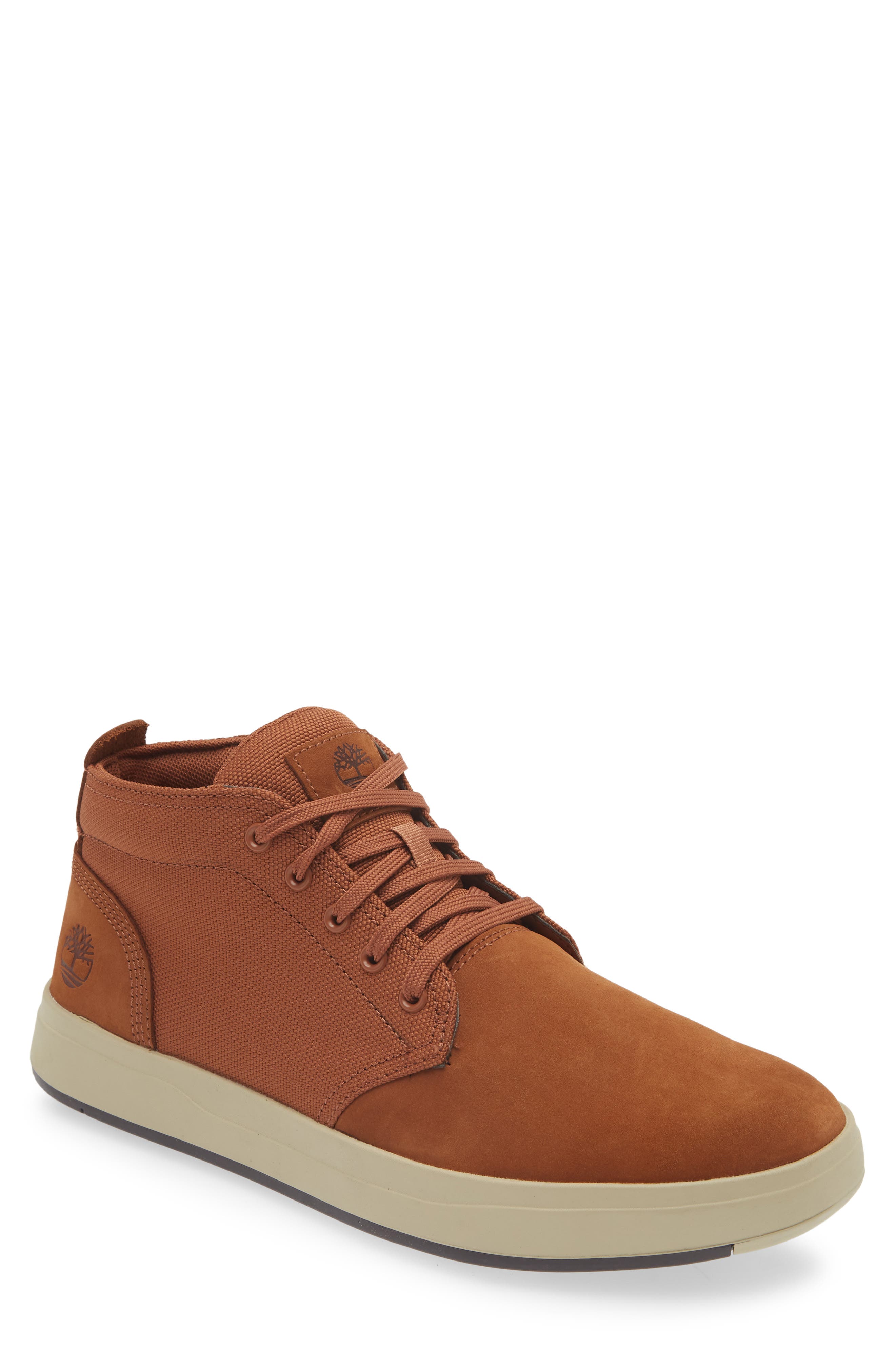 Timberland Davis Square Mid Top Chukka Sneaker, Main, color, 