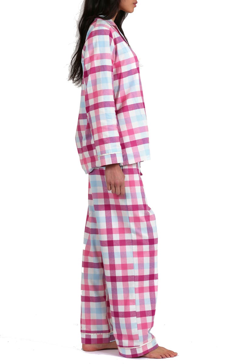 Papinelle Plaid Organic Cotton Pajamas, Alternate, color,