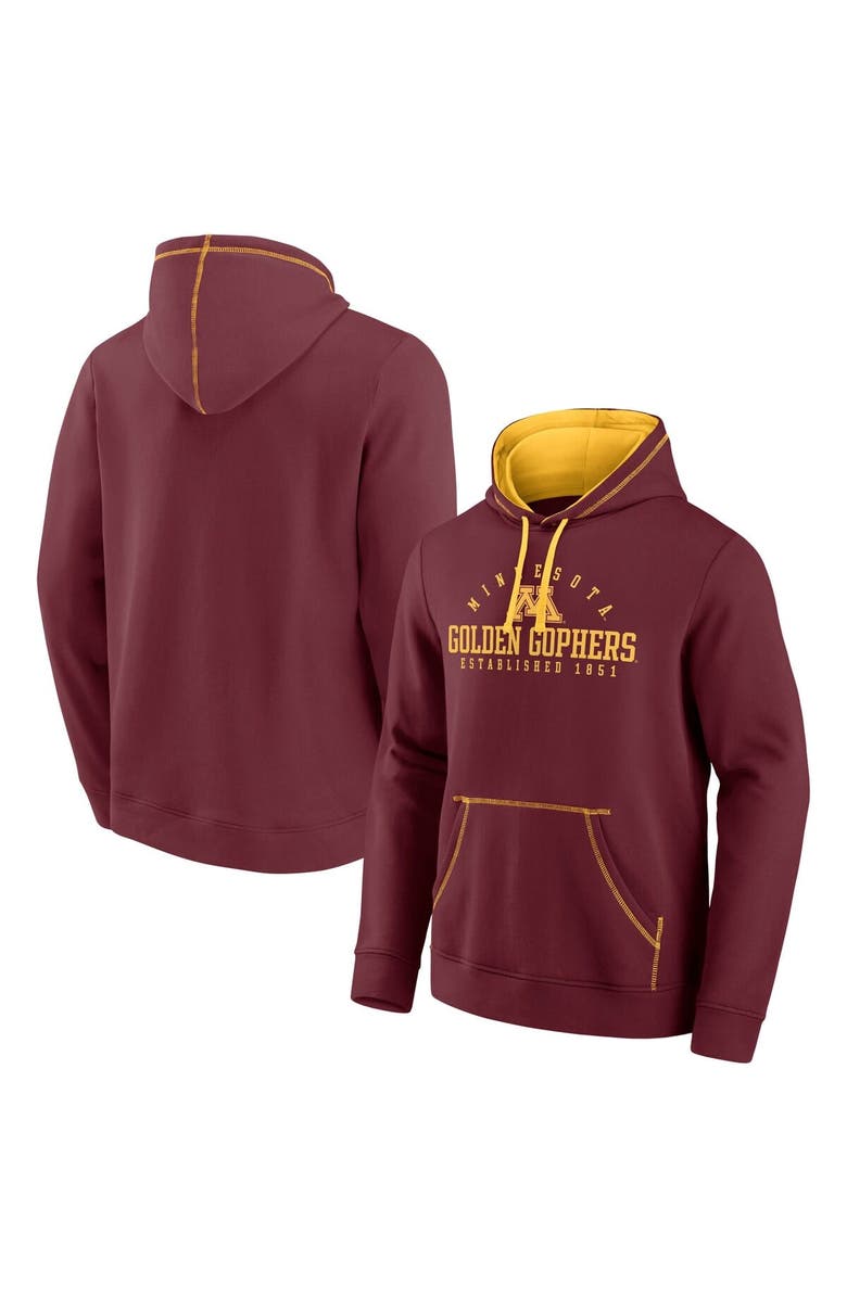 FANATICS Men's Fanatics Maroon Minnesota Golden Gophers Toppler Fleece Pullover Hoodie, Alternate, color, Maroon