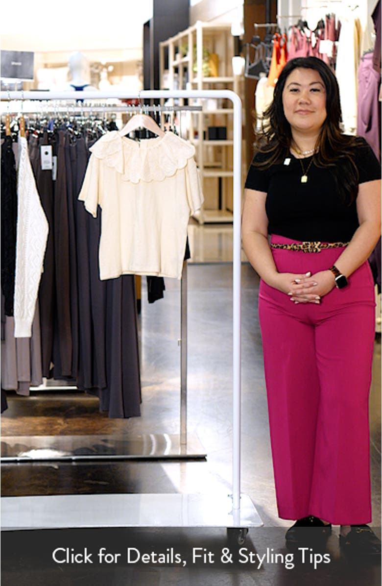 Kids' Eyelet Collar Cotton T-Shirt, sales video thumbnail