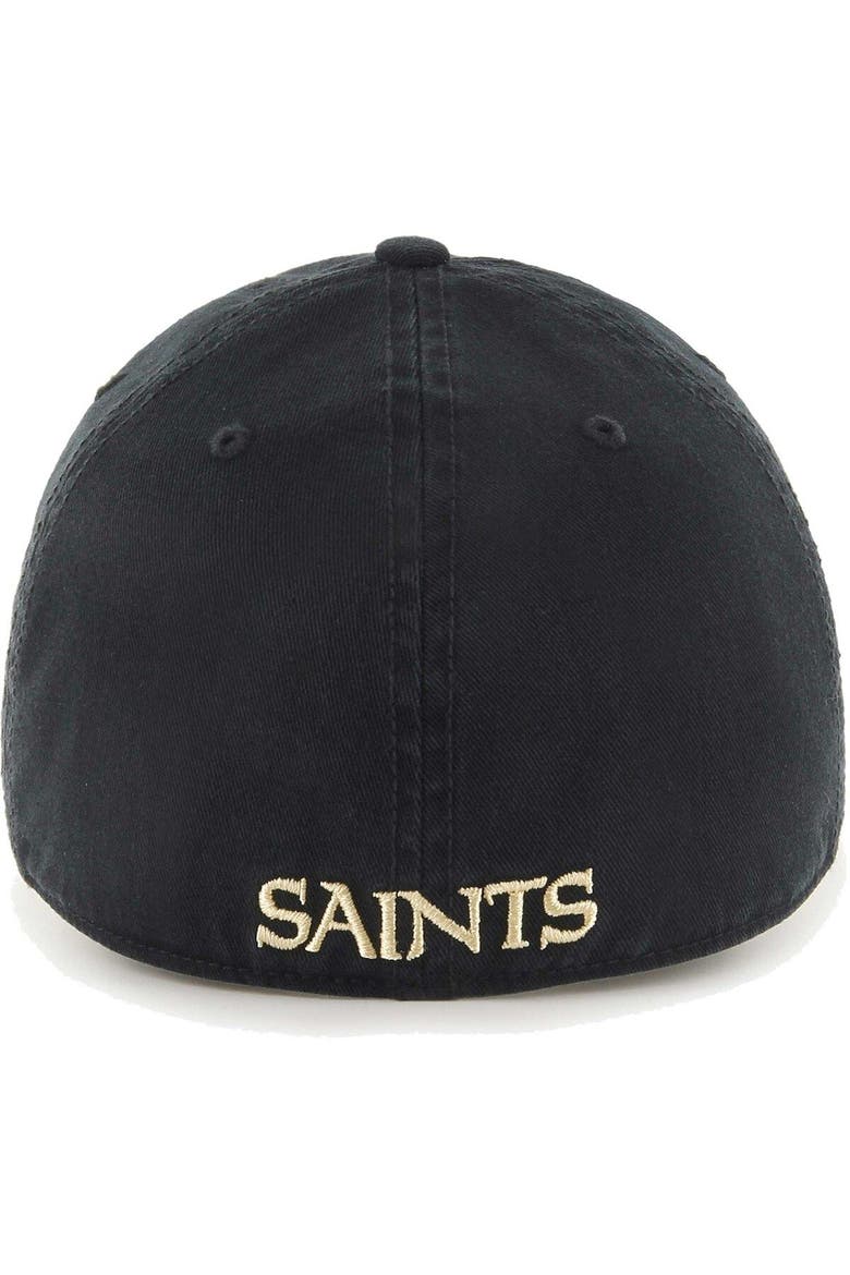 Men's '47 Black New Orleans Saints Franchise Logo Fitted Hat, Alternate, color, Black