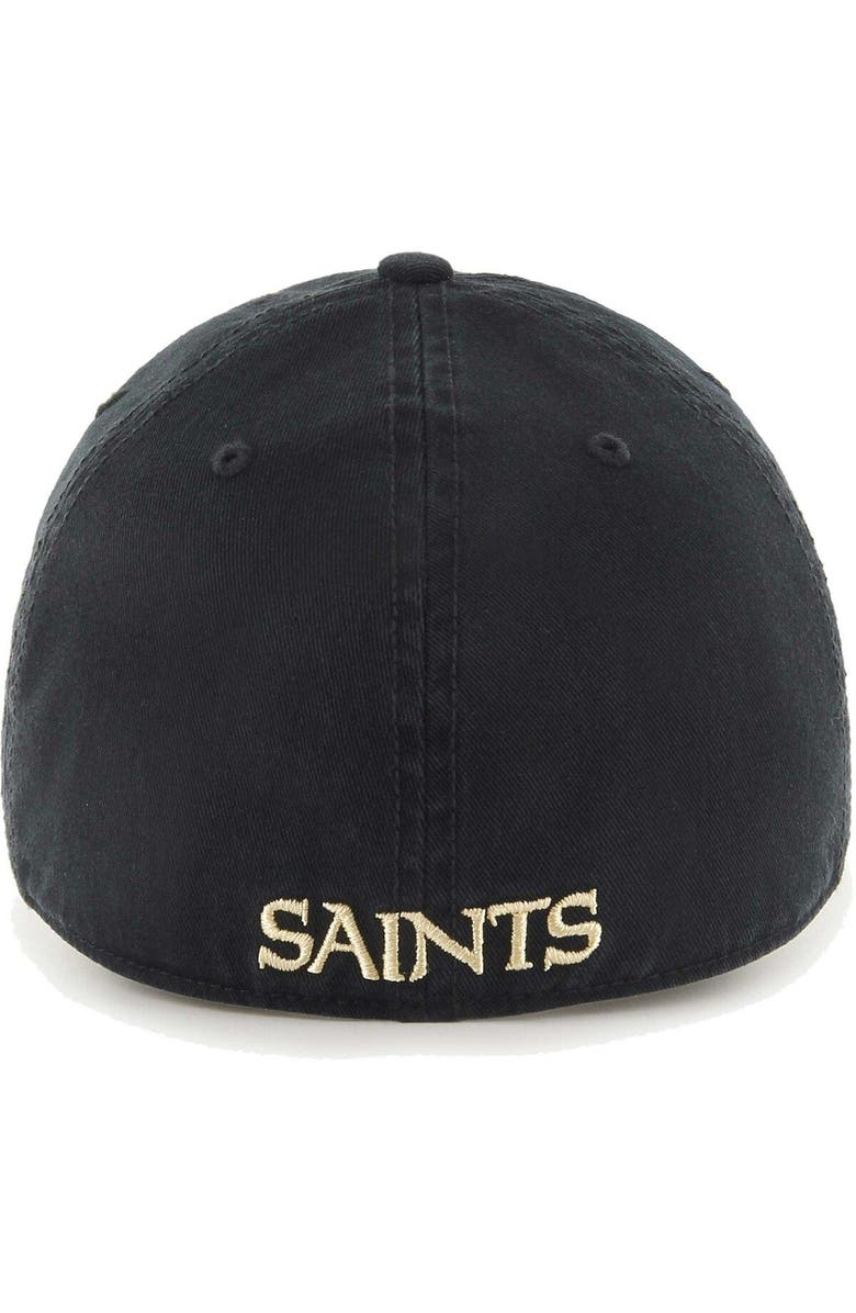 '47 Men's '47 Black New Orleans Saints Franchise Logo Fitted Hat, Alternate, color, Black