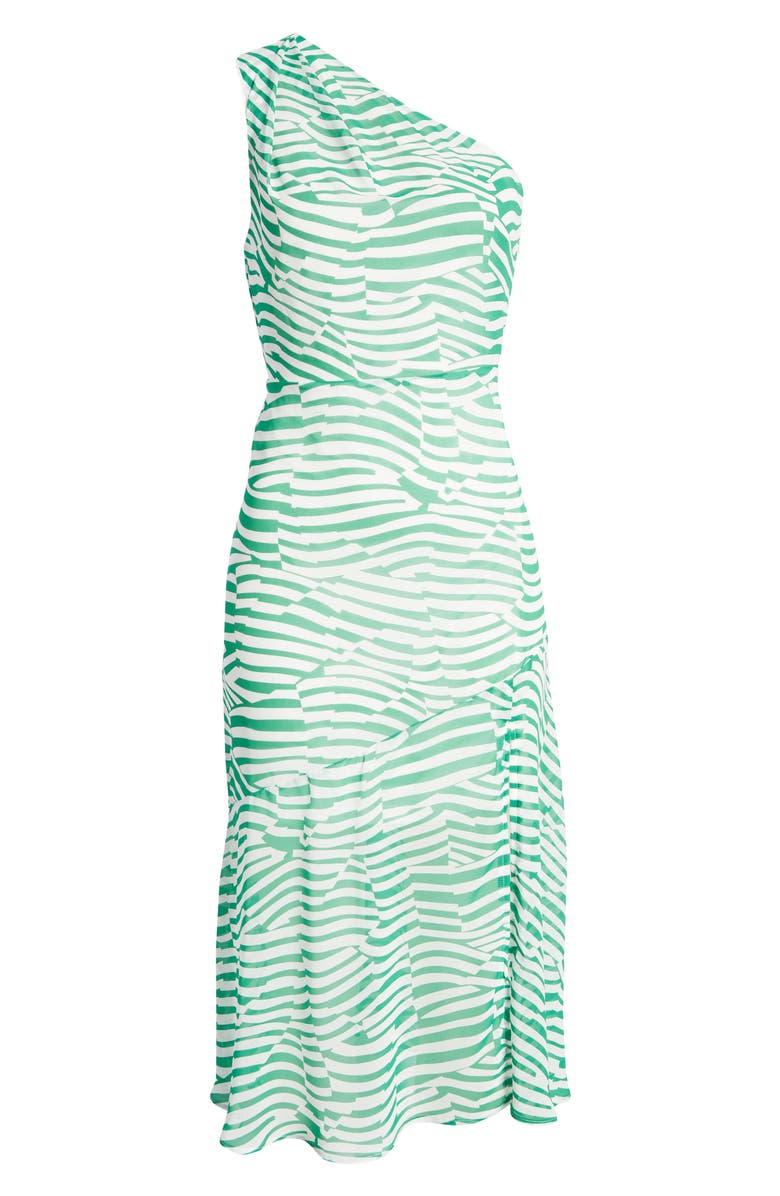 Sam Edelman Stripe One-Shoulder Maxi Dress, Alternate, color, 