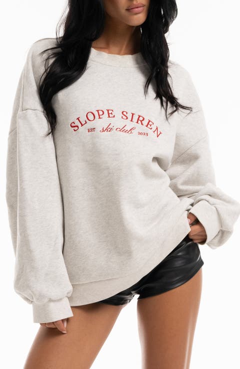 Ski Club Graphic Sweatshirt