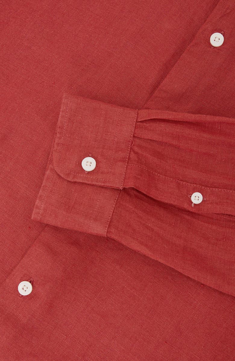 Reiss Ruban Linen Button-Up Shirt, Alternate, color, 