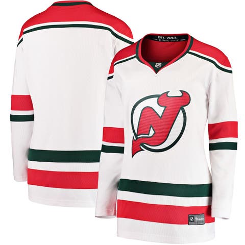 Women's Fanatics Branded White New Jersey Devils 2022/23 Heritage Premier Breakaway Jersey