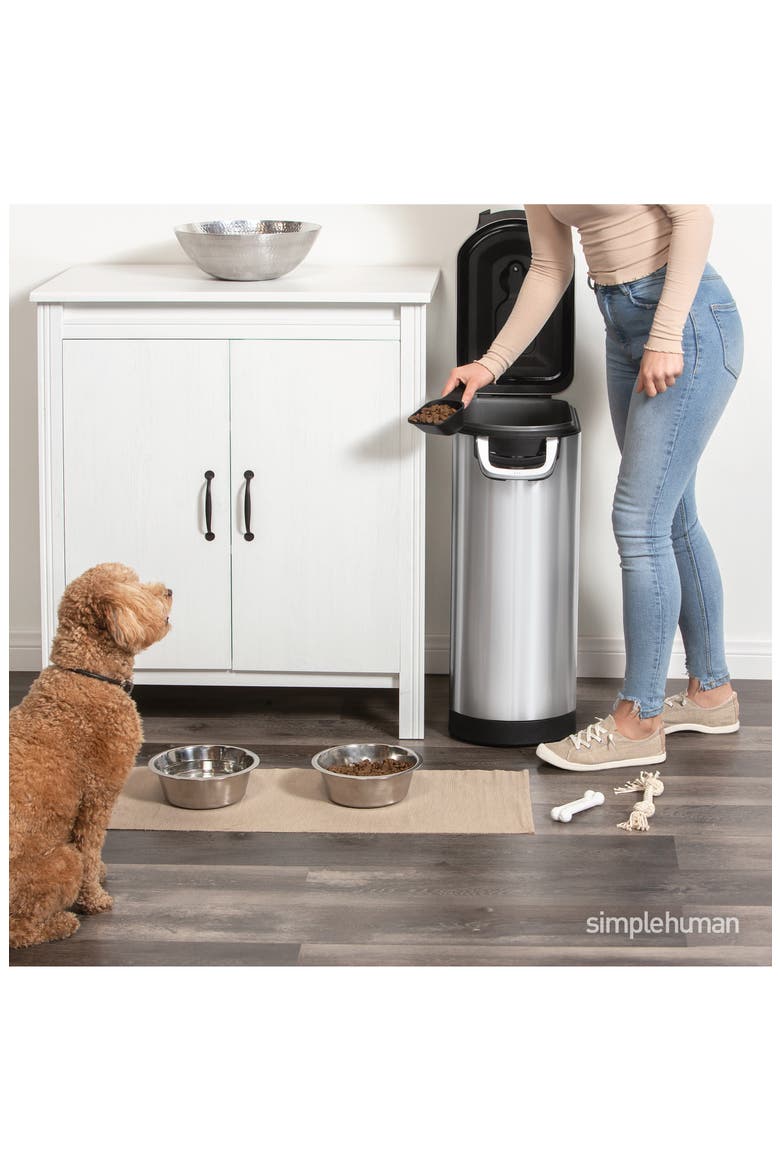 x-large pet food can, Alternate, color, BRUSHED