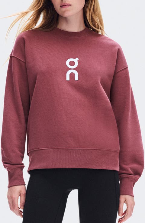 Club Crewneck Cotton Blend Sweatshirt
