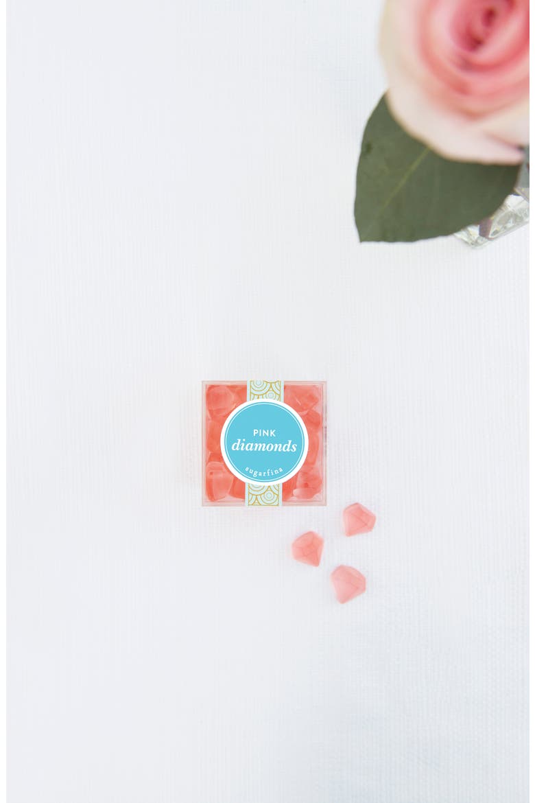 Pink Diamonds Set of 3 Candy Cubes, Alternate, color, BLUE