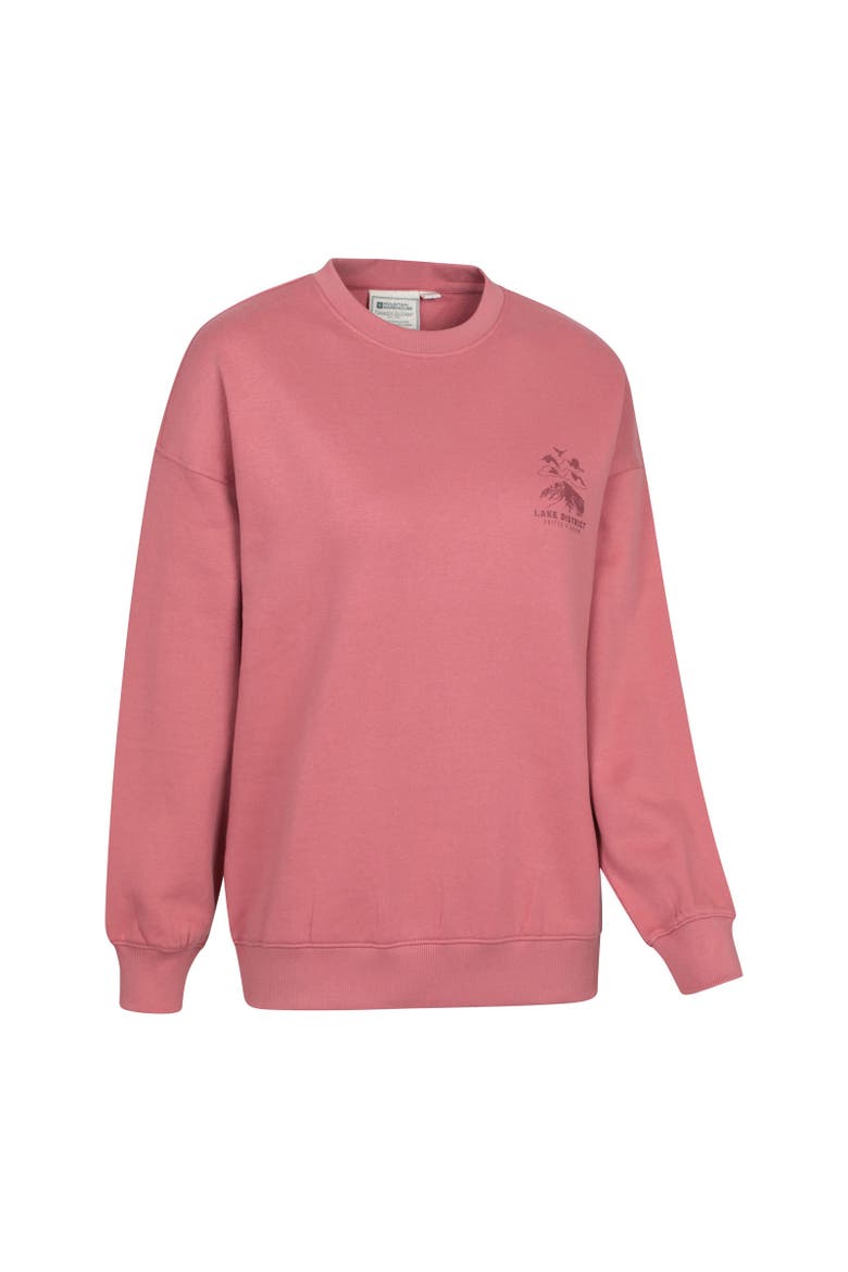Lake District Graphic Sweatshirt, Alternate, color, Light Pink