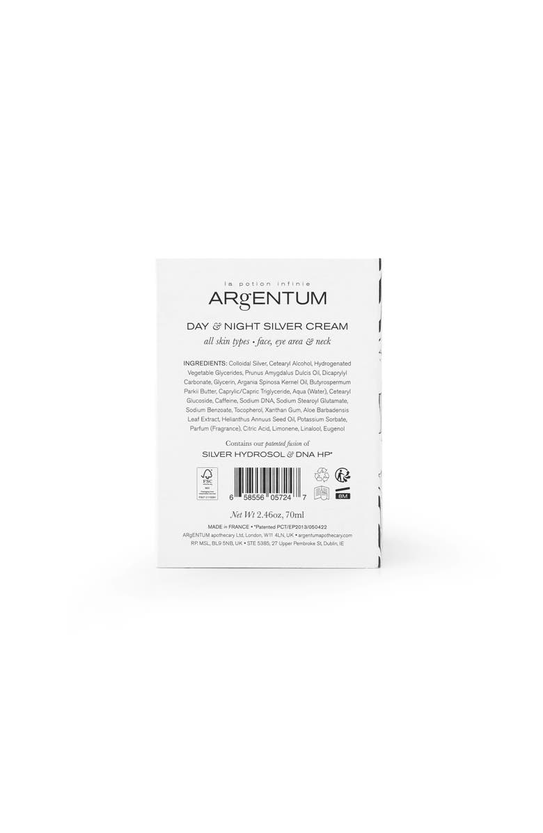 ARgENTUM La Potion Infinie Day & Night Silver Cream, Alternate, color, NO COLOR