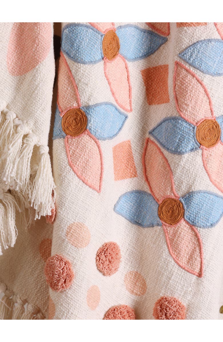 GAURI KOHLI Joel Throw Blanket 50"x60", Alternate, color, Multicolored