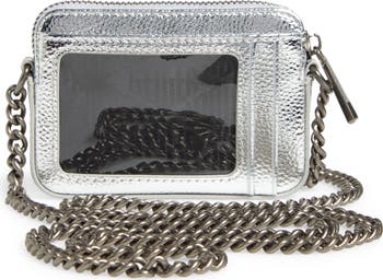 Micro Kensington Metallic Faux Leather Camera Bag