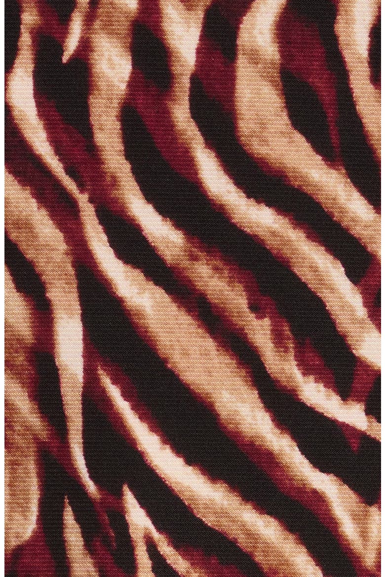 Faux Wrap Sleeveless Top, Alternate, color, BAROLO MULTI