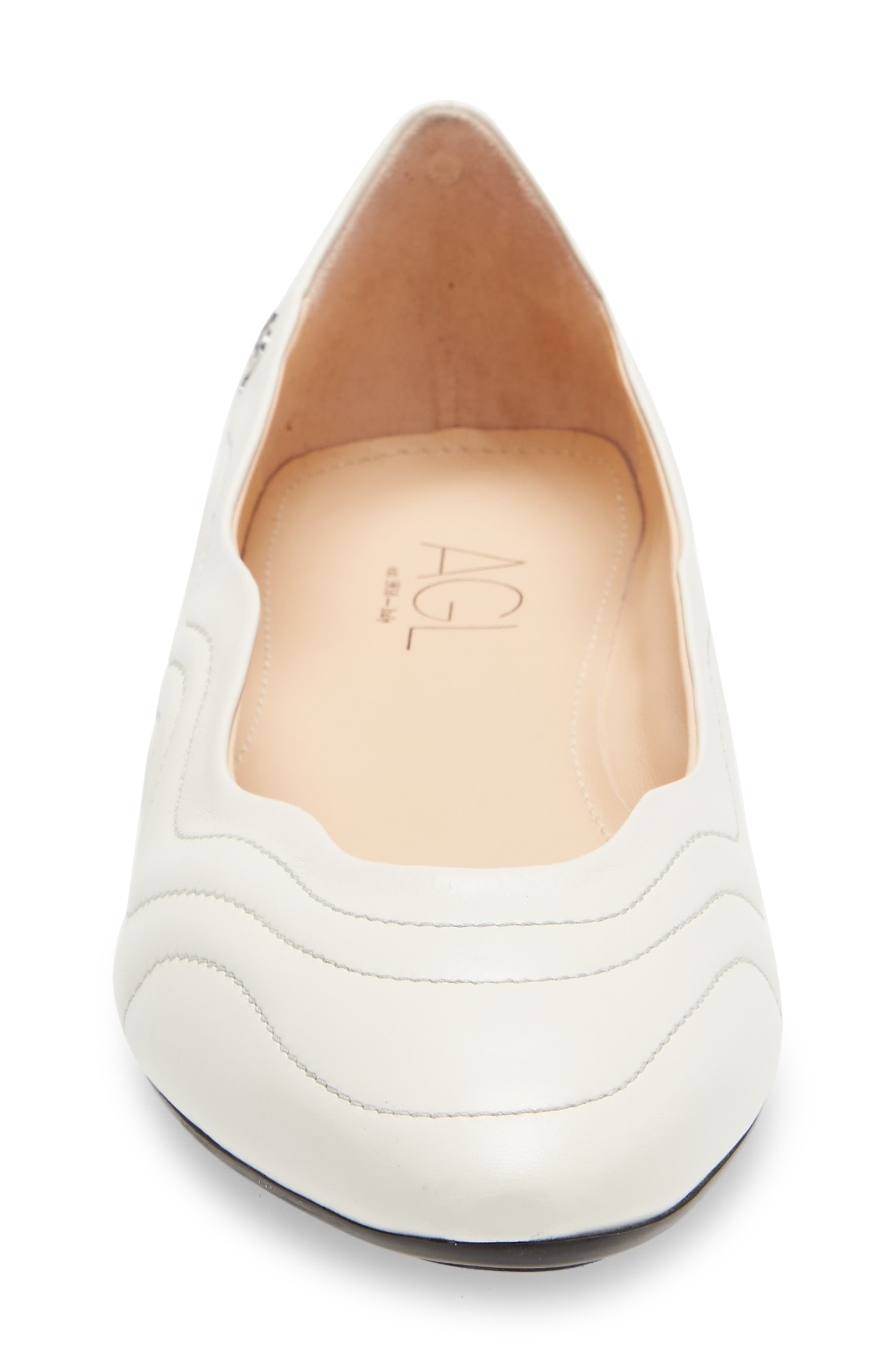 Denise Flat, Alternate, color, OFF WHITE