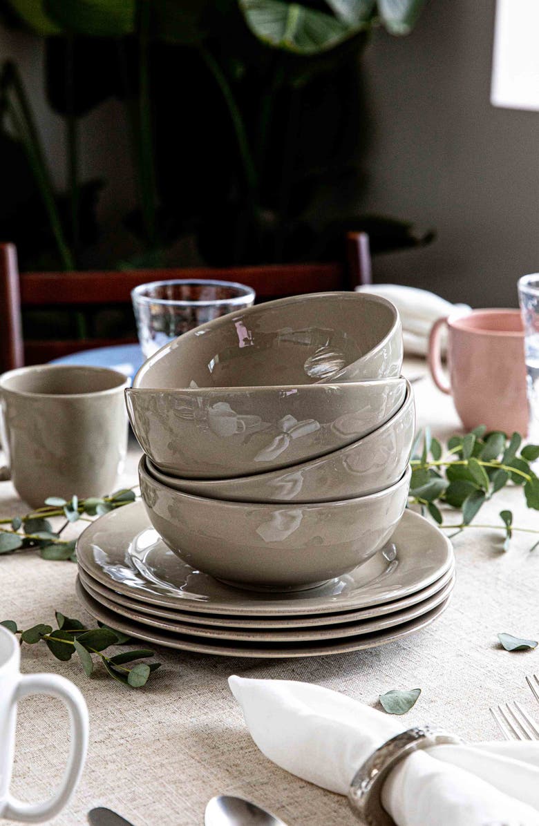 Juliska Puro Cereal/Ice Cream Bowl, Alternate, color, Taupe