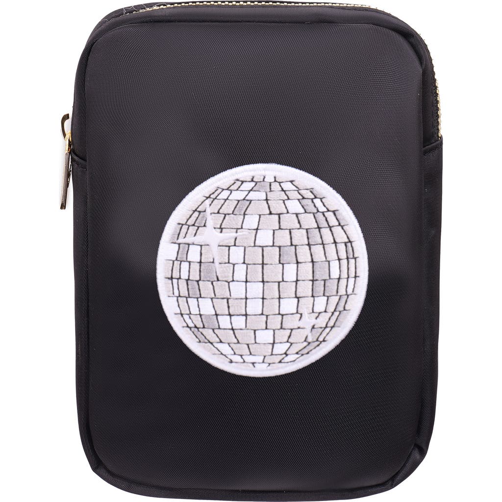 Bloc Bags Mini Disco Ball Cosmetics Bag In Black
