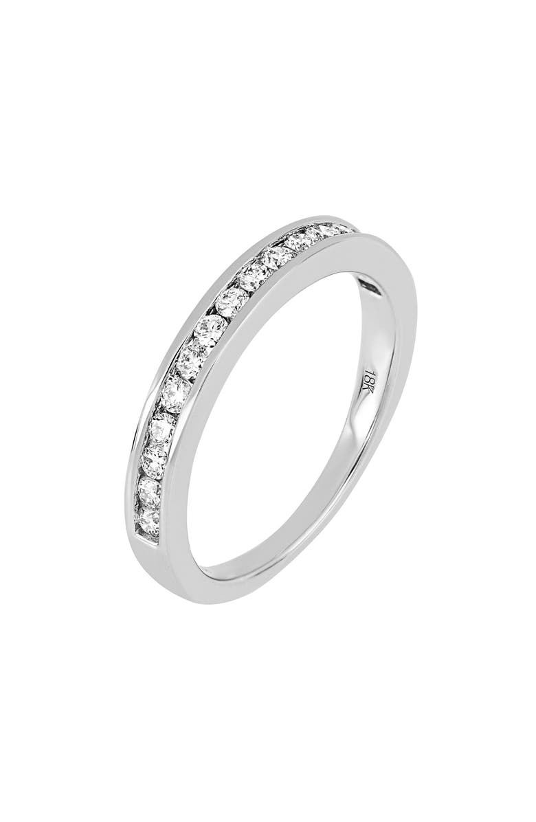 Bony Levy Varda Channel Set Diamond Stack Ring, Main, color, 