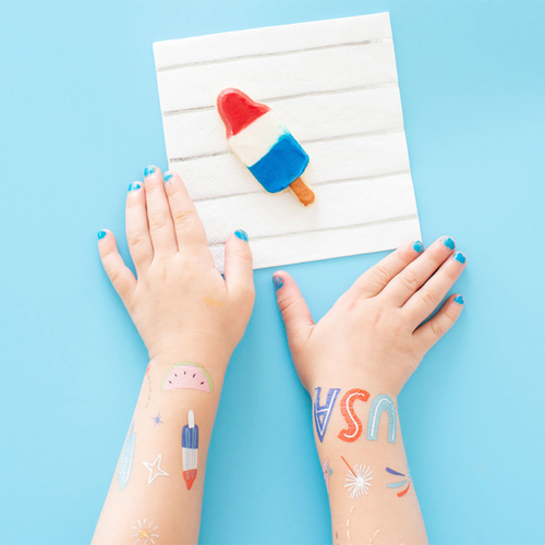 Daydream Society U.s. Of Yay Temporary Tattoo Sheet