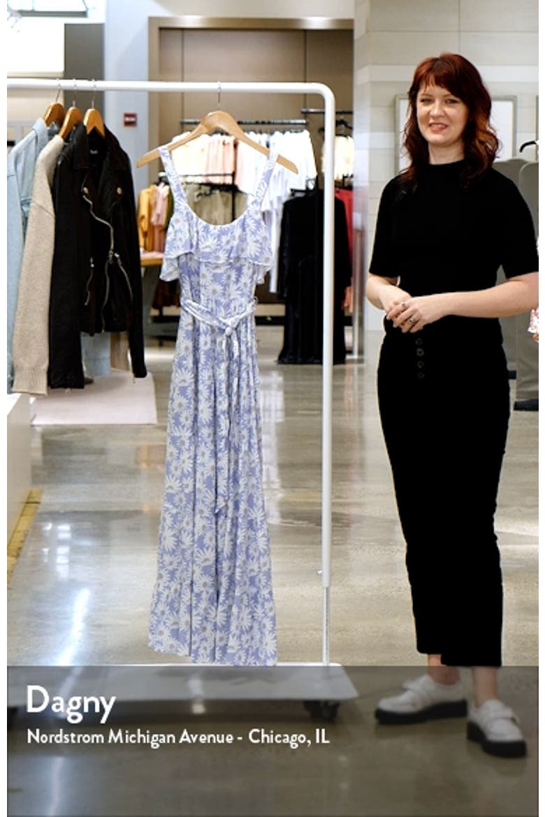 Tecin Floral Ruffle Maxi Dress video