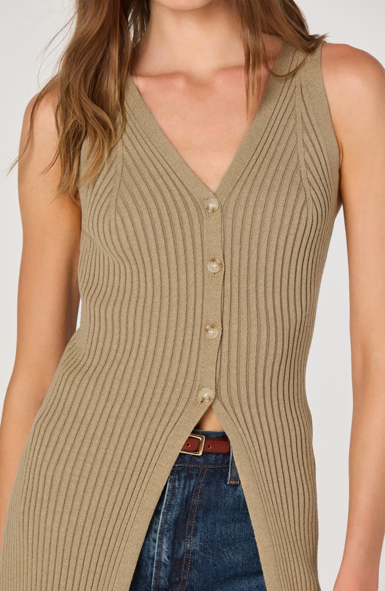 ASTR the Label Midi Sweater Dress, Alternate, color, Khaki