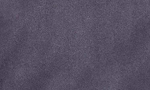 The Good Journey Long Sleeve Faux Suede Minidress In Blue