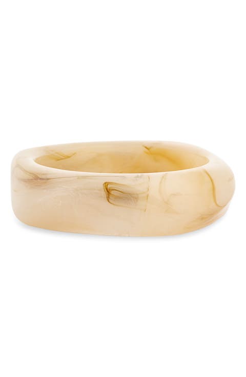 Chunky Resin Bangle Bracelet